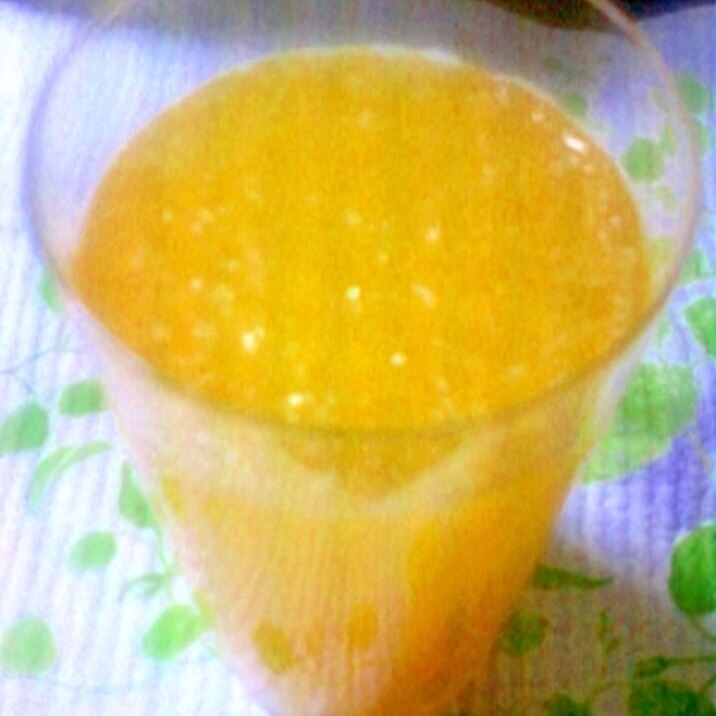 つぶつぶのオレンジジュース